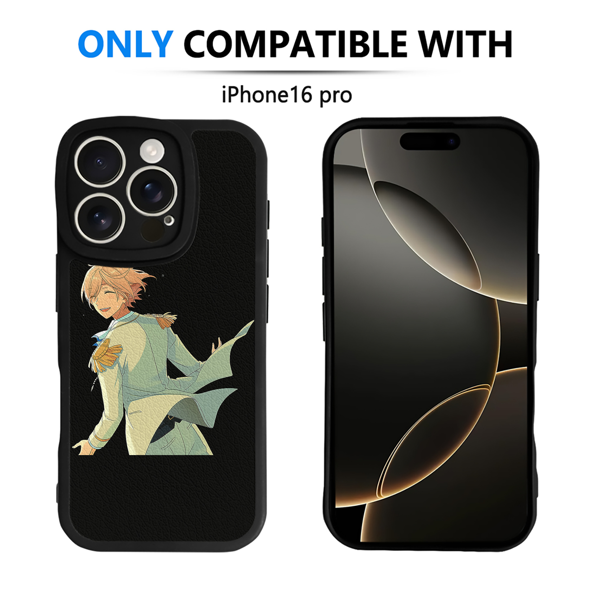 （画像用） あんさんぶるスターズ! Ensemble Stars 【iPhone 16シリーズ対応】シリコンスマホケース（レザー調） 材質：シリコン